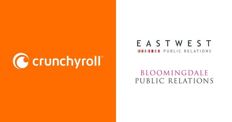 bloomingdale public relations and eastwest public relations wins mandate for crunchyroll