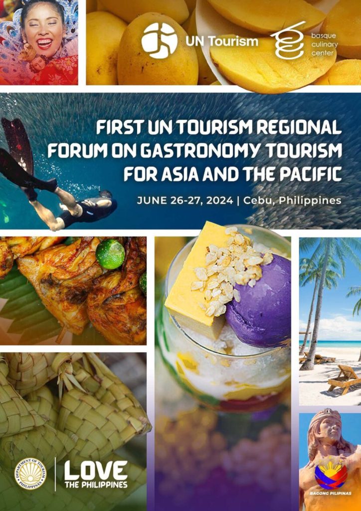 DOT and UN Tourism Gastronomy Forum insert