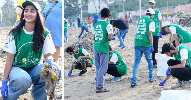 Garnier hosts beach clean up hero