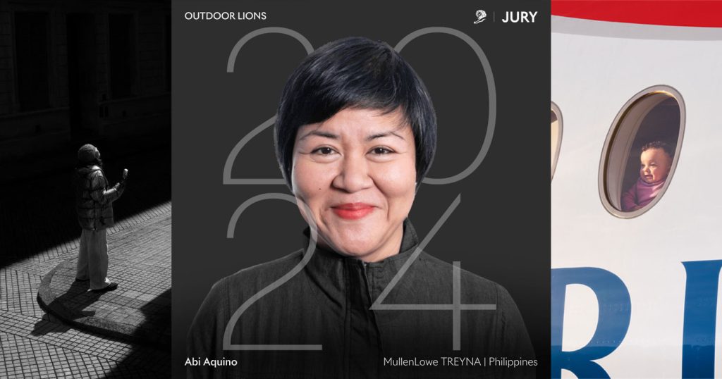 mullenlowe treyna cco abi aquino on judging this years outdoor lions creative commitment authenticity and more