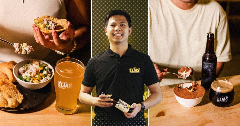 Raoul Masangcay beer and food pairing at Elias Taproom Alabang 2024 HERO