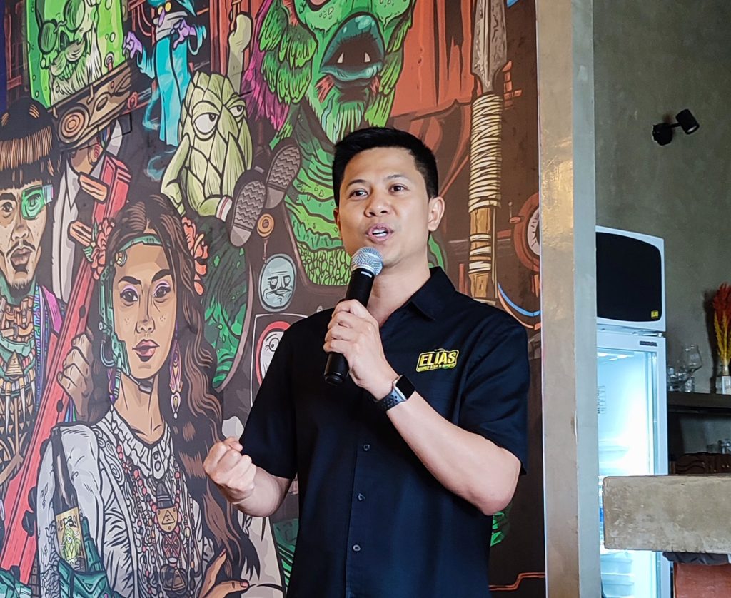 Raoul Masangcay beer and food pairing at Elias Taproom Alabang 2024 Photo