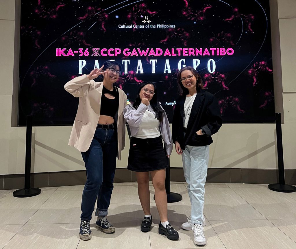 Beep Beep directors Raya Martinez and Iane Patacsil and producer Hazel Juniosa