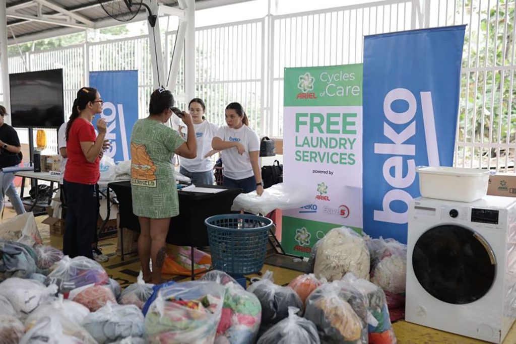 Laundry detergent brand aids 13000 families recover after Super Typhoon Carina with free wash services 4