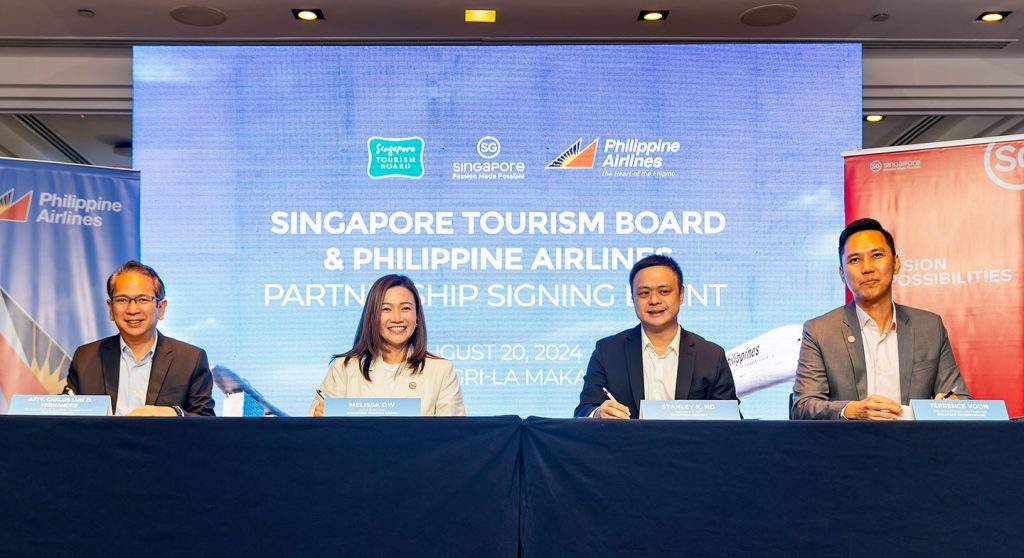 Philippine Airlines and Singapore Tourism Board Partnership Signing 001